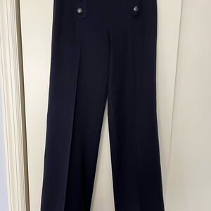 Express Navy Wide-Leg dress slacks